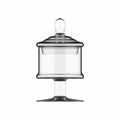 Classic Glass Apothecary Storage Jar with Ball Finial