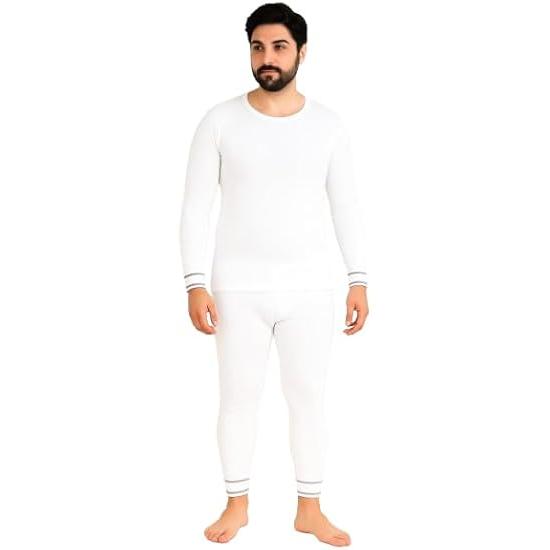Unisex Thermal Underwear Set, Long Sleeve Top and Bottom, Winter Base Layer Sleepwear