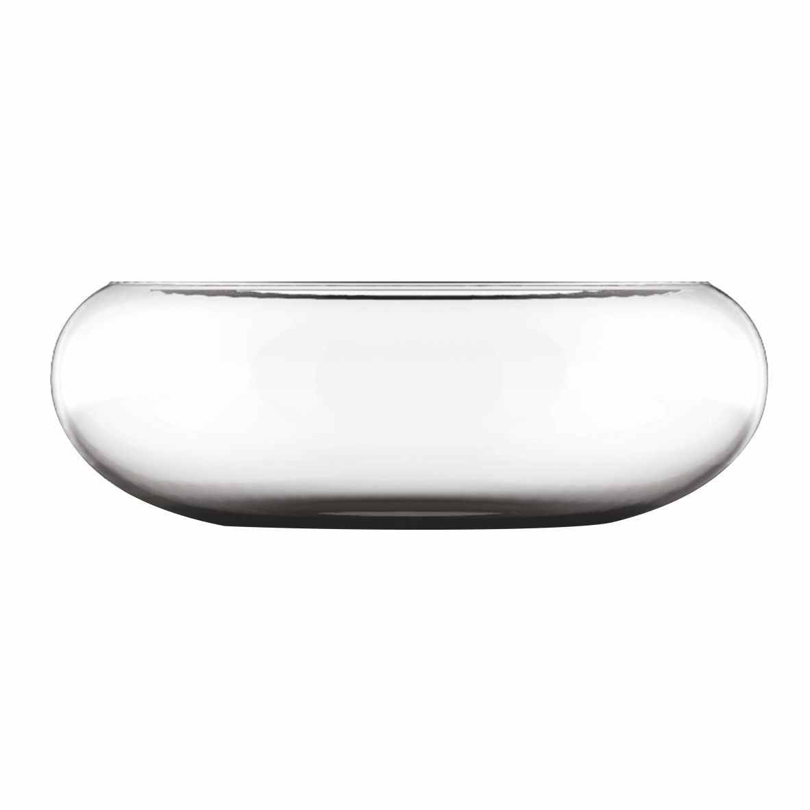 Minimalist Oval Glass Bubble Bowl