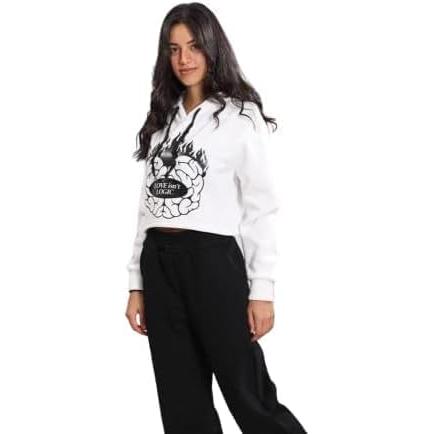 Elgant Printed Round Sweatshirt