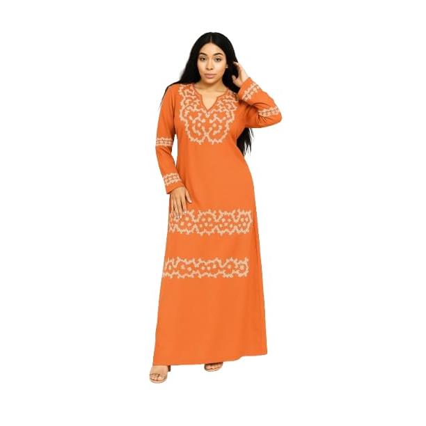Elegant Women's Long Dress, Long Sleeve, 60 : 90 KG