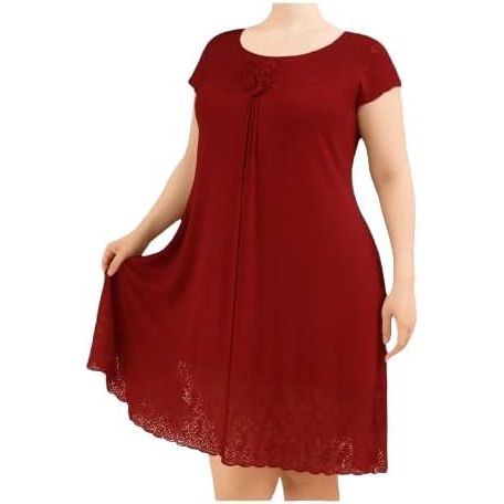 Elegant dress for home wear for Women up to 110 KG