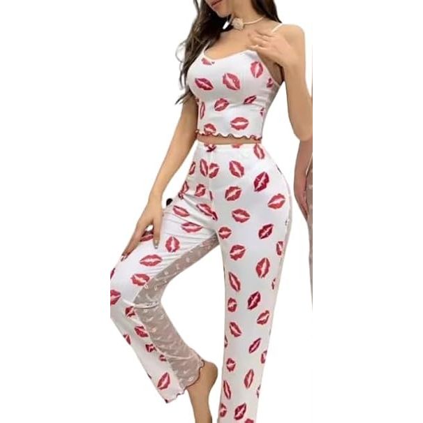 2 Pieces Lingerie Set for Girls - White