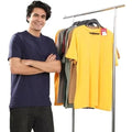 Men's short-sleeved T-shirt with print, 100% cotton.