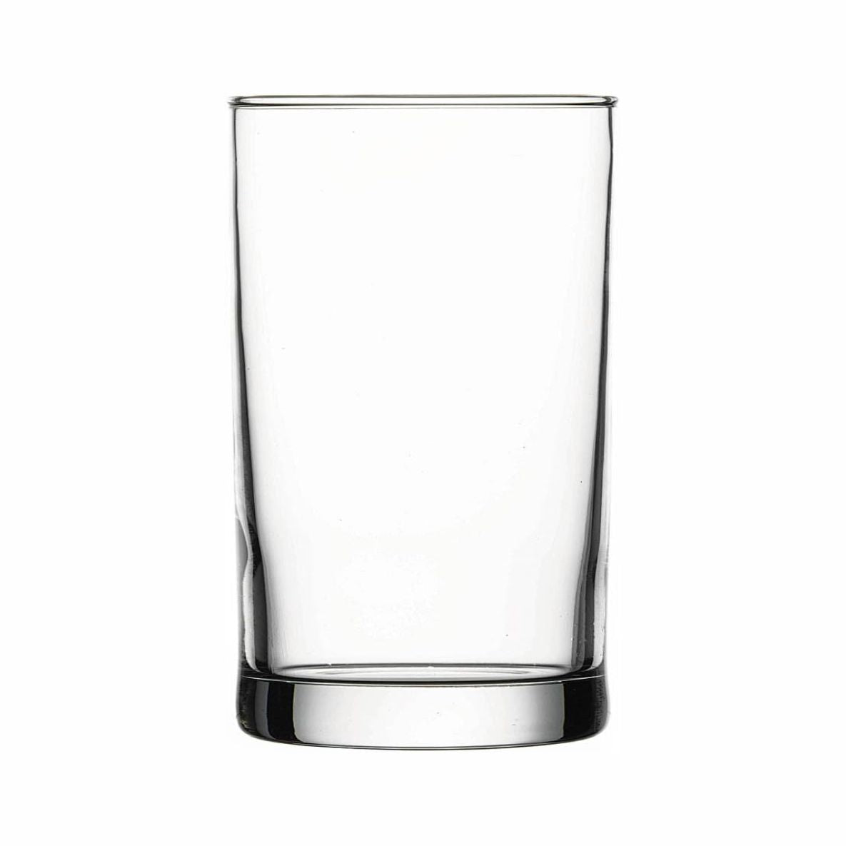 High-Clarity Glass Column Vase - Elegant Tabletop Floral & Bamboo Vessel