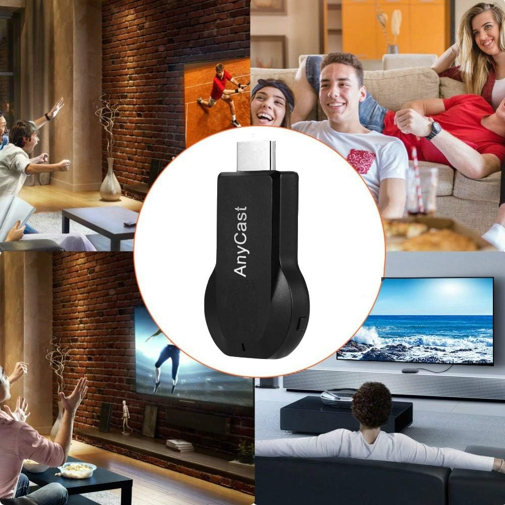 SmartSee Anycast Plus HDMI Wireless Display Receiver, Airplay MiraCast Adapter DLNA Streaming Stick Cast iOS Mac Android Phone Screen to HD TV Thanksgiving Christmas Day Gift