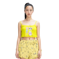 Women Pajama Set with short - Yellow