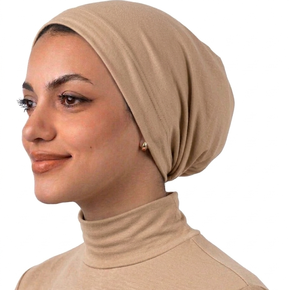 Turkish women's seamless bonnet - soft cotton