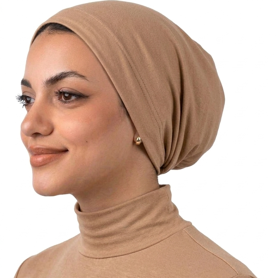 Turkish women's seamless bonnet - soft cotton