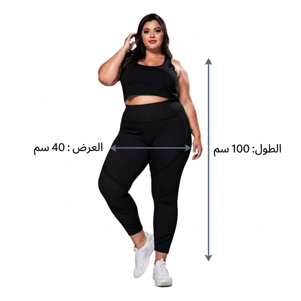 ليجنز حريمي بيج سايز مضلع – راحة وأناقة بلا حدود - سنجل ليكرا مضلع - حتي 100 ك