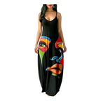 Womens Printed Cash - Black