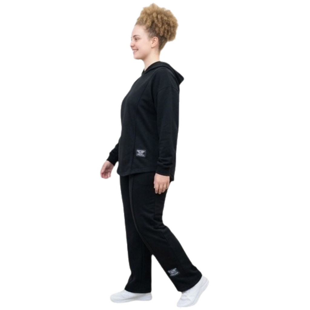 Women’s Casual Two-Piece Sports Set With Hoodie