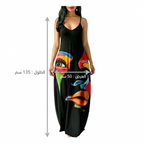 Womens Printed Cash - Black