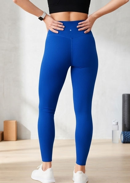 Excellent leggings, high-quality fabric - navy blue