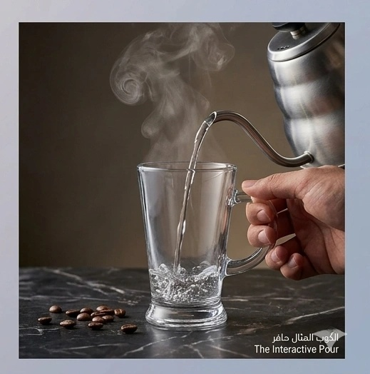 Clear Glass Coffee Mug Set – Thick Heat-Resistant Cups