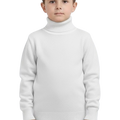 Elegant t-shirt High neck for unisex- White