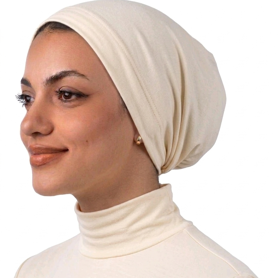 Turkish women's seamless bonnet - soft cotton
