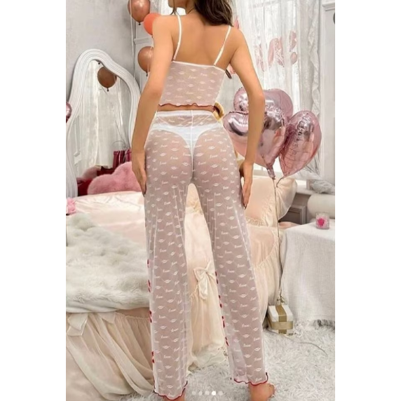 2 Pieces Lingerie Set for Girls - Red
