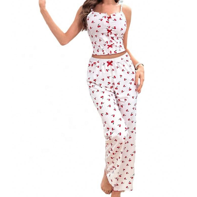 2 Pieces Lingerie Set for Women - White