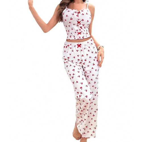 2 Pieces Lingerie Set for Women - White