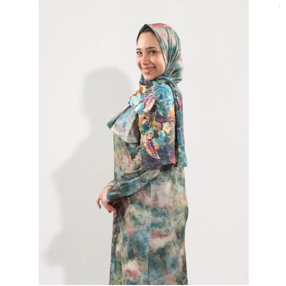 Isdal Dress For Women and Girls - Lycra - Green