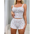 2 pieces Hot short and strapless top