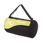 Waterproof cylindrical fabric bag, yellow