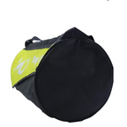 Waterproof cylindrical fabric bag, yellow