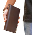 Leather Men's wallet, and mobile holder