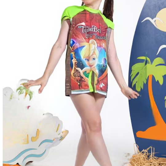 unisex one-piece swimsuit, shorts, multi-colored and shaped