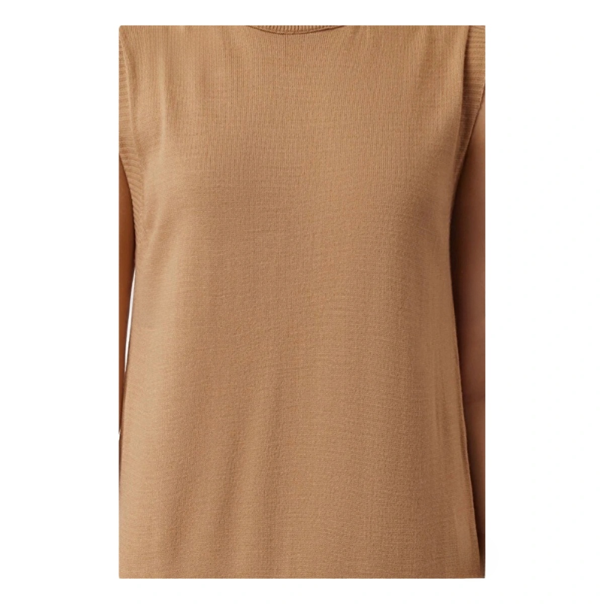 Women's 2-Piece Knit Maxi Dress & Bolero Sweater Set - Camel Brown
