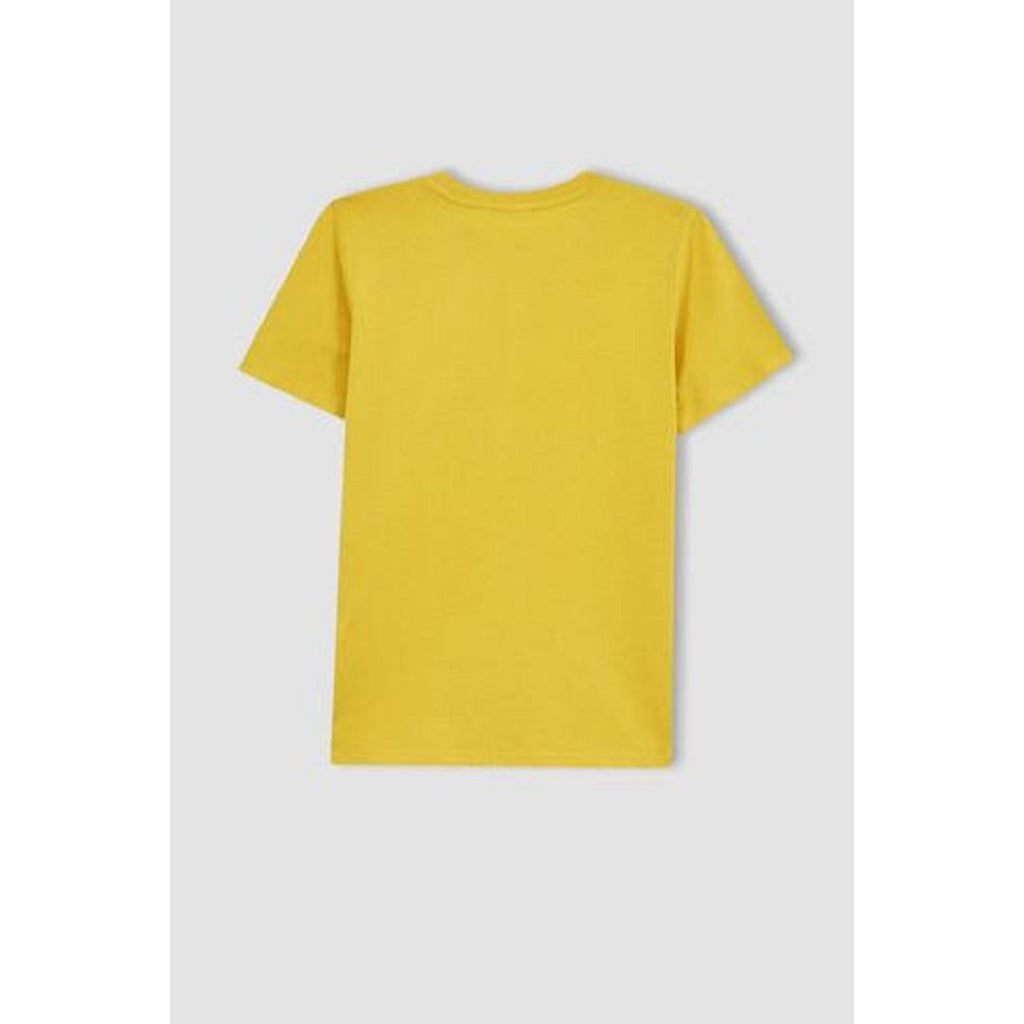 Basic cotton T-shirt oversize - Yellow